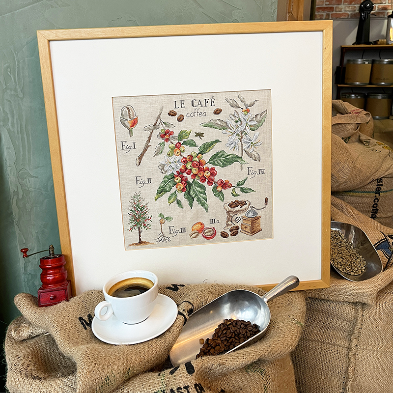 Linen «Café» Study (maxi pattern)