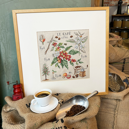 Linen «Café» Study (maxi pattern)