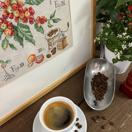 Lin : Étude au Café (maxi-grille)