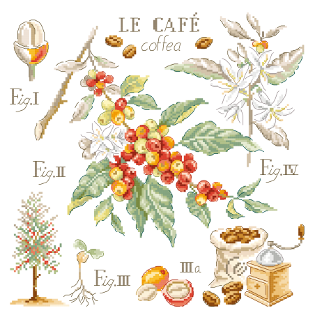 Linen «Café» Study (maxi pattern)