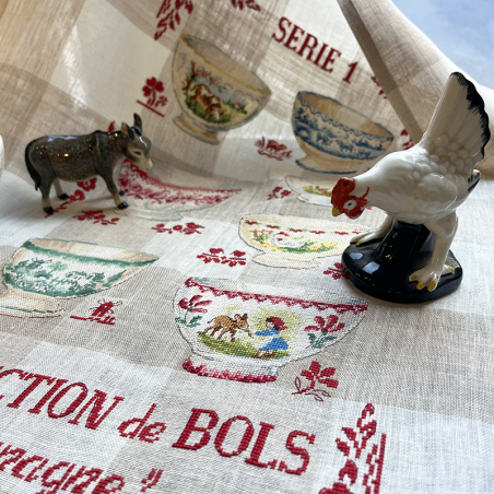 Aïda «Collection of bowls N°1» Tea towel