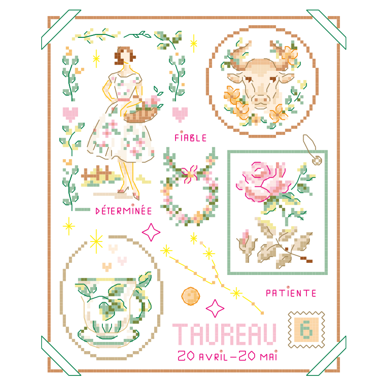Zodiac Sign «Taureau» Chart