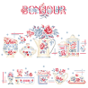 Aida «Bonjour» Tea towel