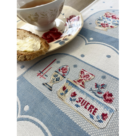 Aida «Bonjour» Tea towel