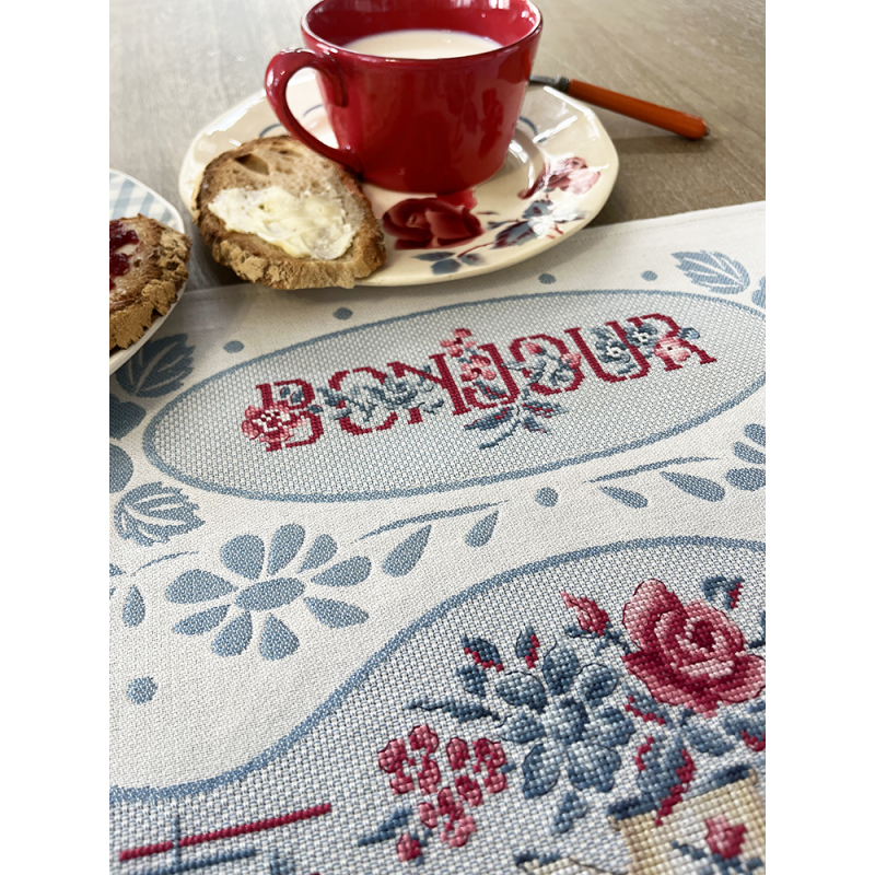 Aida «Bonjour» Tea towel