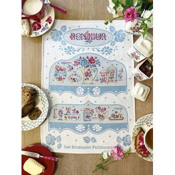 Aida «Bonjour» Tea towel