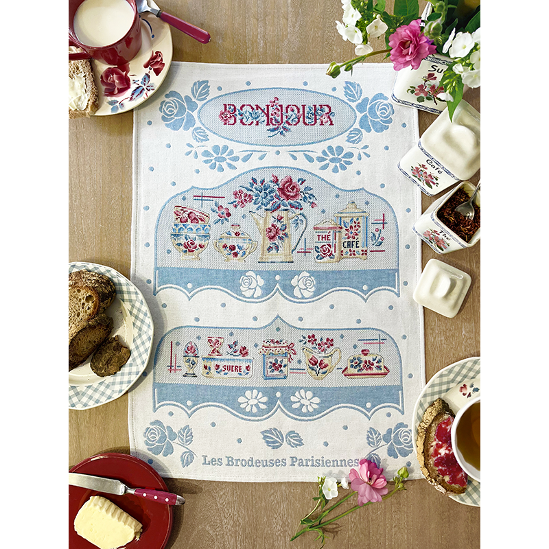Aida «Bonjour» Tea towel
