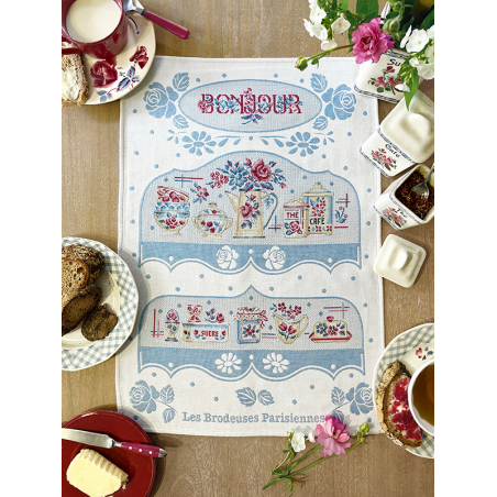 Aida «Bonjour» Tea towel