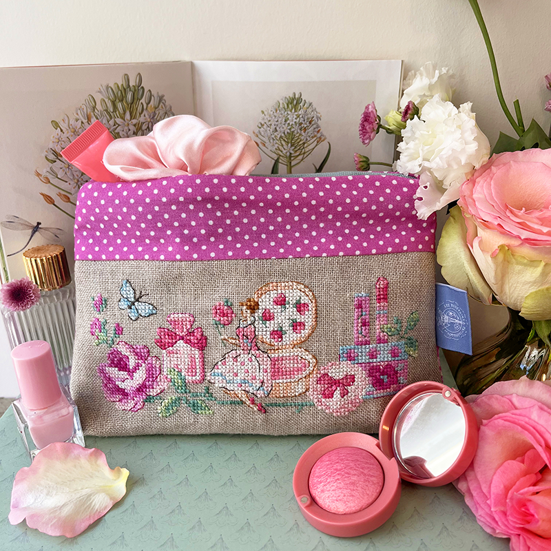 Aida: Little pouch «Eau de rose»