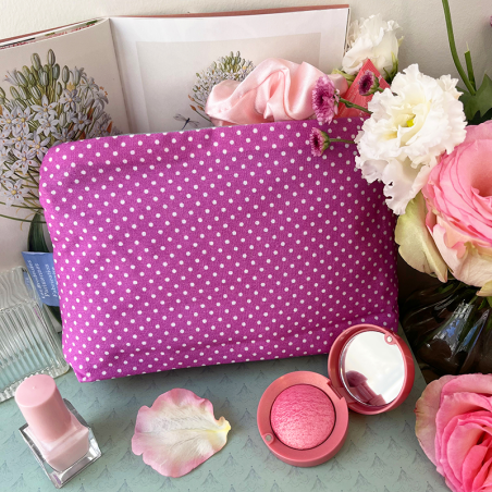 Linen: Little pouch «Eau de rose»