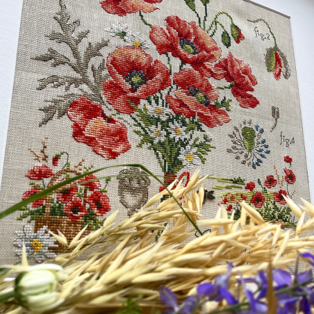 Aïda : Étude aux Coquelicots (maxi-grille)