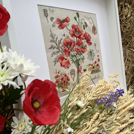 Aïda : Étude aux Coquelicots (maxi-grille)