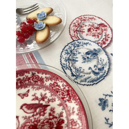 Aïda : Torchon «collection Toile de Jouy»