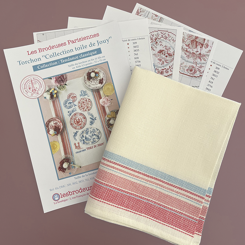 Aida «collection Toile de Jouy» Tea towel