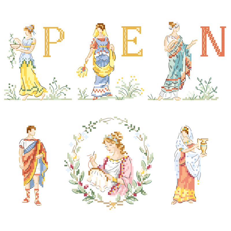 «Pénélope» Alphabet Chart
