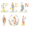 «Pénélope» Alphabet Chart