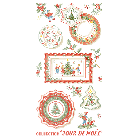 Lin : Torchon Collection «Jour de Noël»