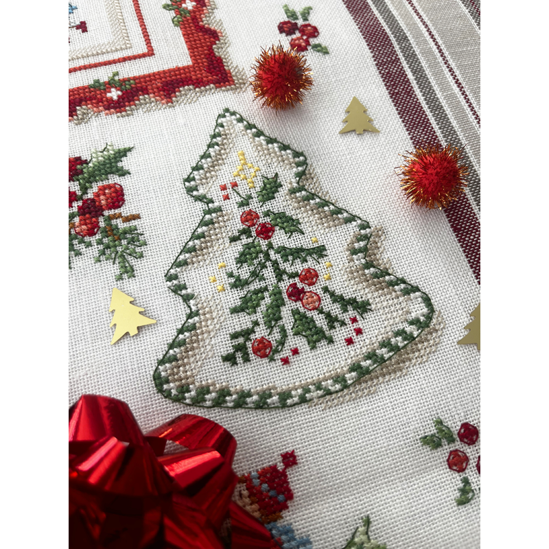 Lin : Torchon Collection «Jour de Noël»