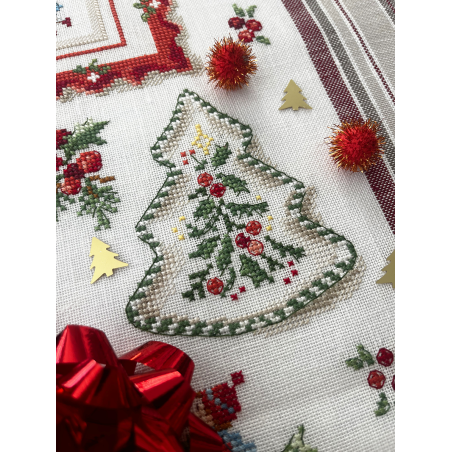 Lin : Torchon Collection «Jour de Noël»