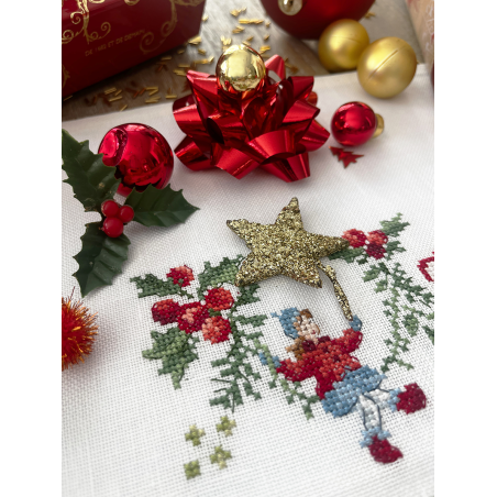 Lin : Torchon Collection «Jour de Noël»