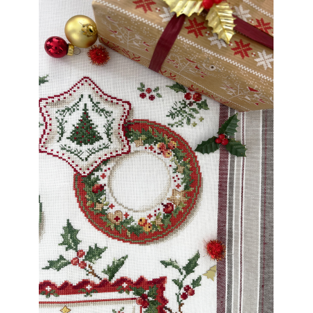 Lin : Torchon Collection «Jour de Noël»