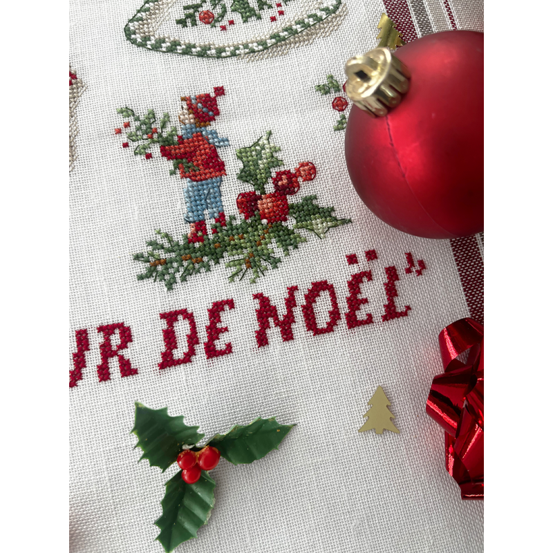 Lin : Torchon Collection «Jour de Noël»