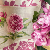 Lin : Tablier «Pivoine»