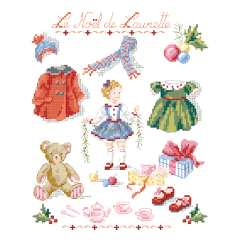 Grille «Laurette fête Noël»