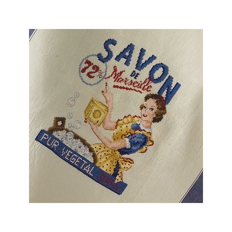 Aïda : Torchon «Savon de Marseille» Aïda : Torchon «Savon de Marseille»