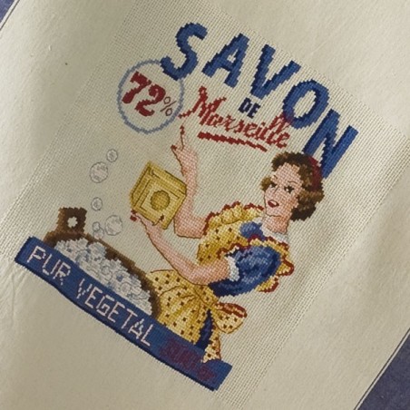 Aïda «Savon de Marseille» Tea towel